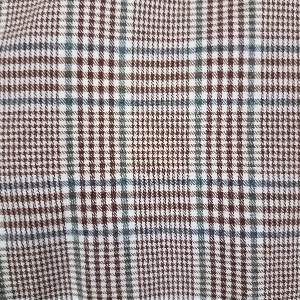 SUIT SUPPLY Egyptian Cotton Red Plaid Shirt Large - Picture 5 of 7
